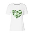 thumbnail image 4 of Nmnitkp Womens Tops High-Quality Fabric St Patricks Day Shirt Women - Funny Spring Tops for Women Shirts Lucky Shamrock T Shirt Casual Irish Short Sleeve Tops, 4 of 4