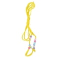 thumbnail image 3 of Correa de tracción para reptiles, diseño de cuentas ajustables seguras, cuerda de tracción para animales pequeños para lagarto, conejillo de indias, hámster, amarillo, 3 of 5