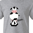 thumbnail image 4 of Inktastic Cow-moo. Youth T-Shirt, 4 of 5