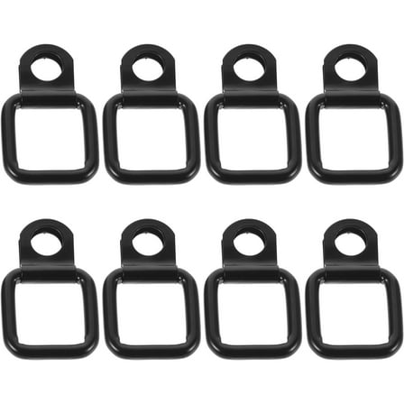 Masteelf 8pcs Heavy Duty D Rings for Car Trailer Tie Down Anchors Metal Anchor Hook for Car Trunk Cargo Replacement Tie Down D-Rings