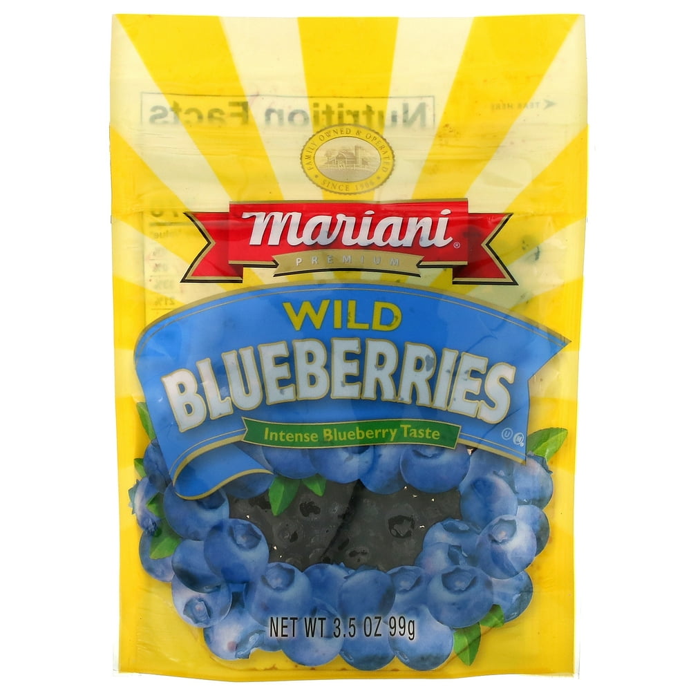 Mariani Dried Fruit Premium Wild Blueberries, 3.5 oz (99 g) Walmart