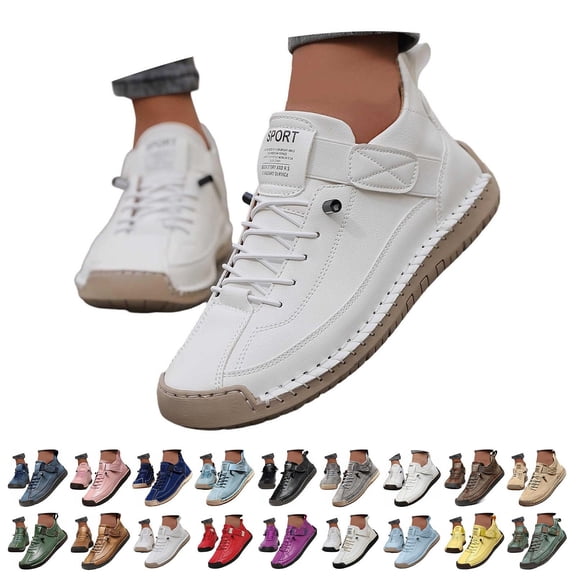 Apeya Unisex Casual Shoes, Fashion Sneakers with Breathable Mid Top Design, Slip On Loafers and Walking Shoes for Men and Women, Everyday Travel and Leisure