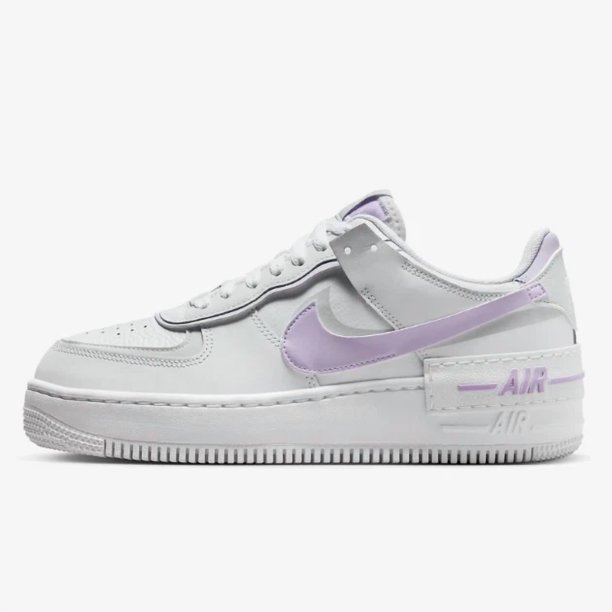 Nike Women's Air Force 1 Shadow "White/Lilac Bloom" (FN6335-102) Expeditedship