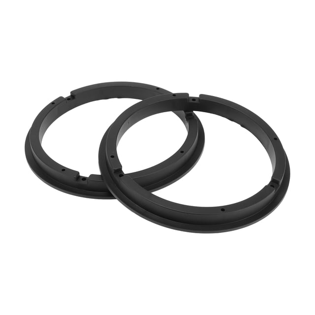 Anillo Espaciador de Altavoz Unique Bargains Adaptador de Altavoz Tweeter para Suzuki Grand Vitara 2 2005-2015 Impermeable Negro para 6.5" ABS 2 Pcs