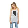 thumbnail image 2 of Thread Tank Home Roots State Nevada NV Women's Sleeveless Flowy Racerback Tank Top Sport Grey X-Large, 2 of 5