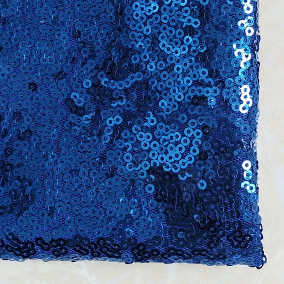 WRISTBIQUE Sapphire Blue Sequin Material for Costume Design Sturdy and Glamorous