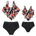 thumbnail image 5 of Jurebecia Mother Daughter Matching Swimsuits Family Mommy Girls Matching Swimwear, 5 of 8