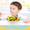thumbnail image 3 of Moyic 51 Uds. De Mini viñetas de animales de plástico, selecciones de comida ligeras y portátiles para aperitivos para niños y niños Mostrada, 3 of 6