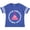 Football Blue and White, variant on Little Scientist Science Girls Girls Toddler T-Shirt