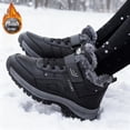 thumbnail image 3 of Ulsto Men's Winter Snow Boots, Non slip Boots, Plush lined Waterproof and Cold proof Shoes, Outdoor Warm Boots, Indoor and Outdoor Home Shoes, 3 of 8