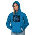 thumbnail image 3 of Extra Gluten Please Foodie Love Carbs Hoodie Sweatshirt Women Men Brisco Brands 5X, 3 of 6