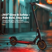 Electric Scooters for Adults, Foldable Side Light 8.5 Tire 550W 19 MPH, Long-Range Portable E Scooter