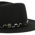 thumbnail image 4 of Maison Michel Women's Wide-Brim Wool Hat Black, 4 of 4