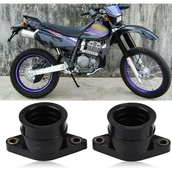 LABLT 2Pcs Carburetor Carb Intake Manifold Boot/Joint 42U-13596-01-00 Fit for Yamaha Motorcycle TT350 XT350