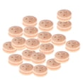 thumbnail image 2 of ZLight 20 Pieces Pulley Blocks Educational Toy Use Easy Ship Parts to Deadeye 6mm Model Wood Color 8mm, 2 of 6