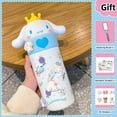 thumbnail image 2 of 350ML Cartoon Sanrio Thermos Bottle Cinnamoroll My Melody Kuromi Stainless Steel Hot Water Bottle Portable Non-Slip Girls Gift, 2 of 20