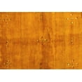 thumbnail image 1 of Ahgly Company Machine Washable Indoor Rectangle Abstract Yellow Contemporary Area Rugs, 4' x 6', 1 of 4