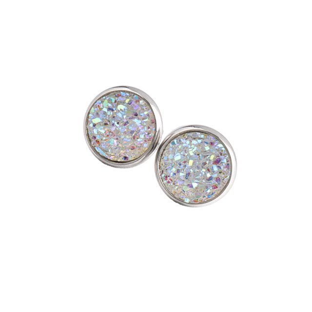 1 par de pendientes de tuerca de acero inoxidable para mujer, regalos para novias y madres, accesorio de joyería para celebración de compromiso Ropa, zapatos y accesorios Miscelánea tipo 9 Sonducket AP011021-09