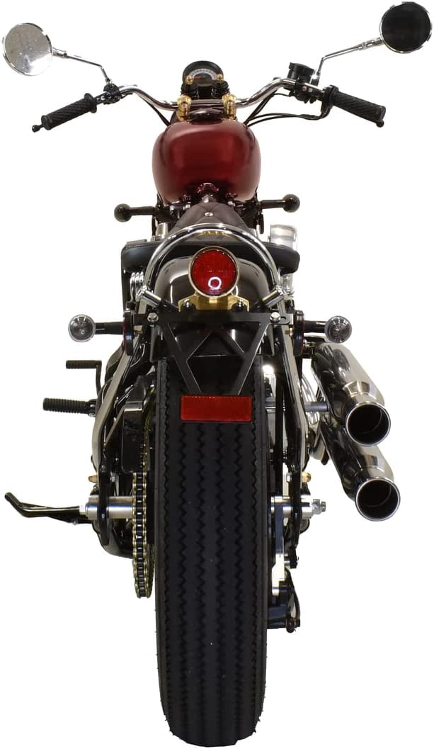 Massimo Voger Motorcycle, V-Twin Engine 249cc with Handsewn Leather Seats, 5-Speed 6.8L - Red