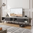 thumbnail image 2 of Bestier Mid Century Modern TV Stand for TVs up to 75" Entertainment Center, 2 of 9