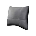 thumbnail image 2 of Suede Car Lumbar Support Cushion Ergonomic Back Pillow - Adjustable Elastic Straps Removable Washable Cover, Relieves Lower Back Pain, Ideal for Long Drive Office Chair Home Use, 2 of 6
