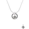 thumbnail image 2 of Delight Jewelry Silvertone 2-D ''Bad Hair Day'' with Girl Silvertone Grandmother Ring Charm Necklace, 18", 2 of 4
