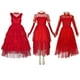 thumbnail image 2 of Pelucas de disfraz de Lydia Deetz de Beetle Bride, vestido de novia rojo de Lydia, vestido de noche para Halloween, trajes góticos, 2 of 4