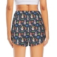 thumbnail image 2 of Lsque Garden Gnomes Printed Women's Running Shorts with Liner Pockets,Elastic Quick Dry Workout Athletic Gym Yoga Shorts,Womens High Waist Shorts-Small, 2 of 9