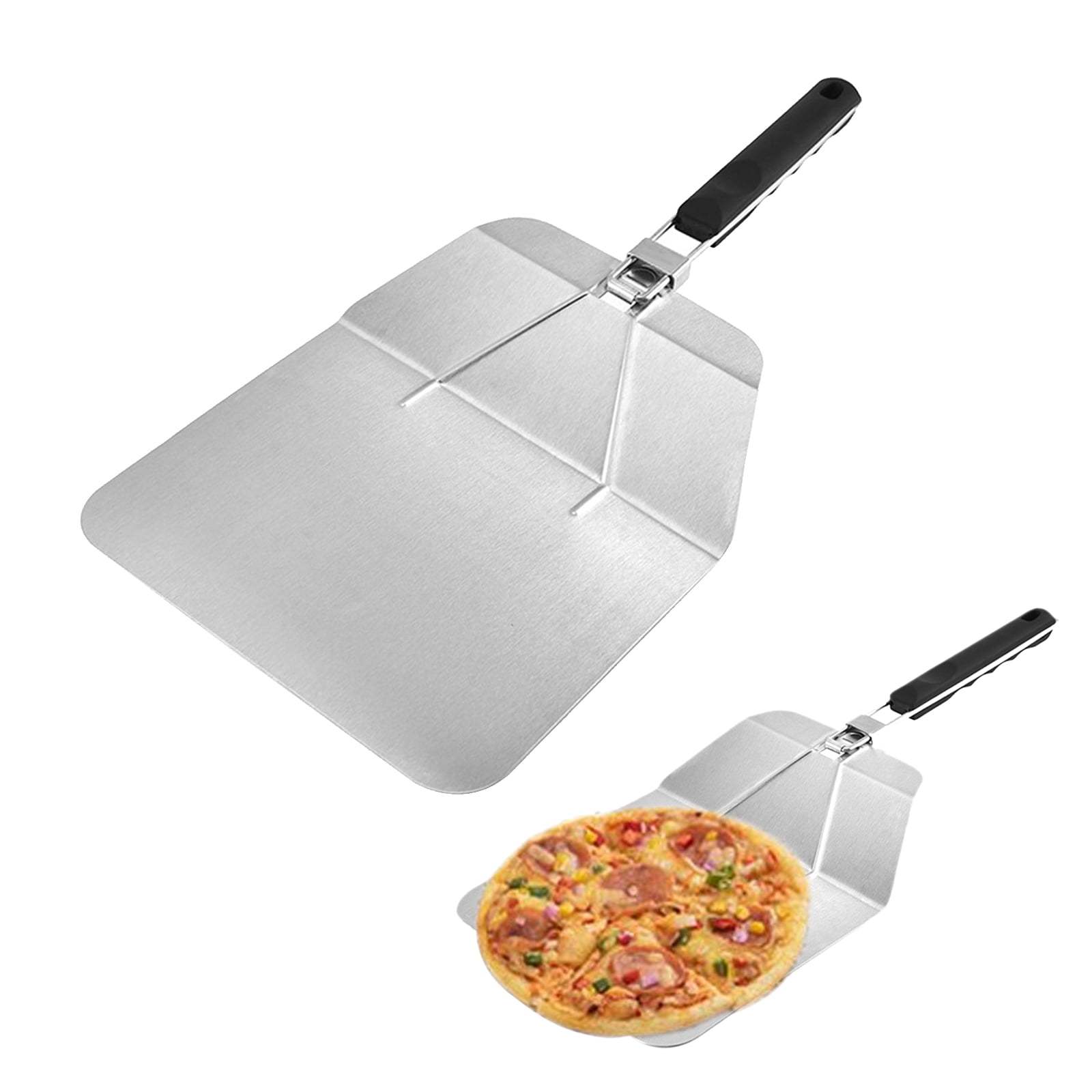 Pizza Lifter Pizza Peel Lifter with Folding Handle Cake Transfer