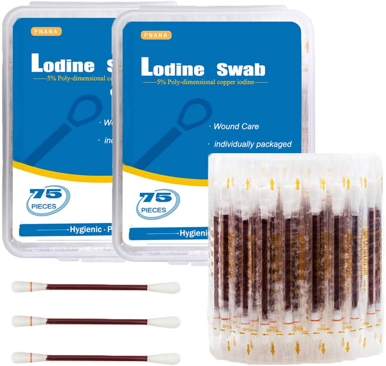 position Appearance fragrance 150pc- Iodine Q Tips Cotton Swabsticks Cleanning Prep Pad Medical Swabs  Individually Wrapped for Wound Care Nasal - Walmart.com