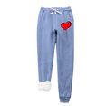 thumbnail image 2 of EGNMCR Women's Joggers Sweatpants Heart Printed Yoga Lounge Sweat Pants Winter Casual Running Drawstrings Pants with Pockets on Clearance, 2 of 9