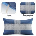 thumbnail image 3 of Funda de almohada azul de lujo, sofá decorativo para el hogar opcional, 3 of 5