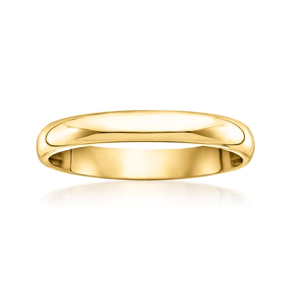 Ross-Simons Women's 3mm 14kt Yellow Gold Wedding Ring, Women's, Adult