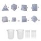 thumbnail image 2 of ZHAOCHENG Molde de silicona para dados con forma de filete de dados de cristal epoxi de bricolaje, molde de dados con espejo alto para juegos digitales de múltiples especificaciones, 2 of 5