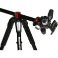 thumbnail image 5 of Manfrotto 055 3-Section Aluminum Tripod with 3-Way Head, 5 of 8