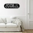 thumbnail image 5 of Led Digital Wall Clock Remote Control Electronic Mute Clock With Temperature Date Week Display 15-Inch Timing Function Clock, 5 of 9