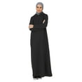 thumbnail image 2 of Black -  - Unlined - Modest Dress - Refka, 2 of 5