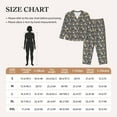 thumbnail image 4 of Honeii Bulldog Print print Women's Pajama Sets Long Sleeve Button Down Sleepwear Nightwear Soft Pjs Lounge Sets-Large, 4 of 7
