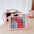 thumbnail image 2 of Sanrio-funda de Hello Kitty para iPad de 5. ª y 6. ª generación, cubierta de silicona con asa para iPad 10. ª Pro 11 2020 Mini 6 5 4 10,5 Air 2 3 4, 2 of 5