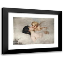 Circle of William Adolphe Bouguereau 14x11 Black Modern Framed Museum Art Print Titled - An Allegory of Love
