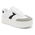 thumbnail image 5 of Unisex Platform Sneakers Low Top Lace Up Casual Walking Shoes for Men Women Non Slip Daily Outdoor Platform Shoes, 5 of 6