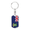 Dog Tag with Swivel Keychain (Gold), variant on British Virgin Island Flag Swivel Dog Tag Keychain Stainless Steel Silver Tone or Gold Tone