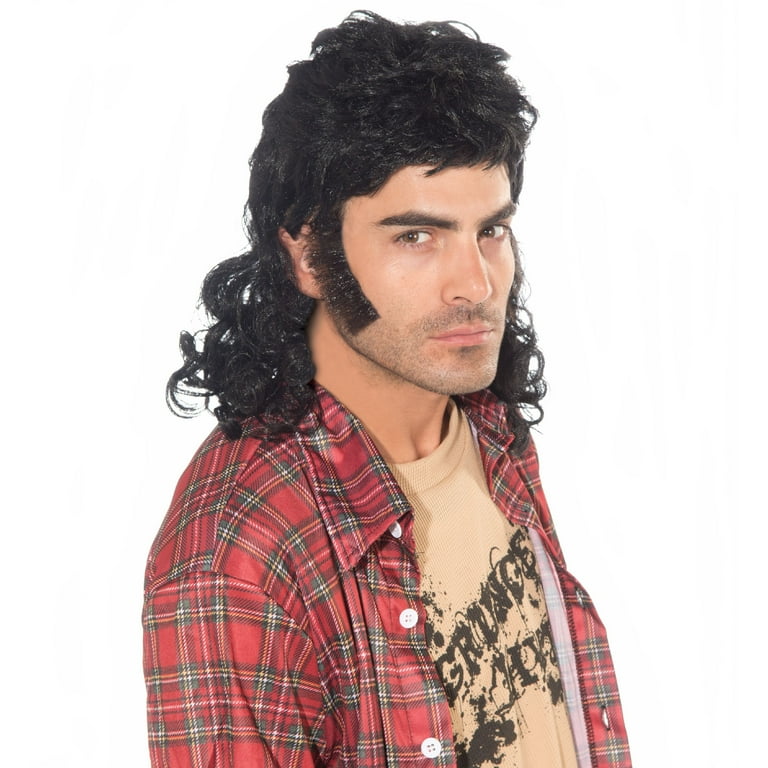 Afro mullet outlet wig