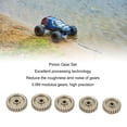 thumbnail image 4 of Jeu de Pignons, Pignon de Voiture RC Alliage d'Aluminium Module de 0,6 M pour SCX10, 4 of 8
