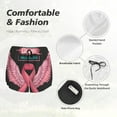thumbnail image 4 of Cauagu Ribbon With Angel Wings Print Women's 2 in 1 Running Shorts Athletic Workout Gym Yoga Shorts Running Shorts for Women-XX-Large, 4 of 7