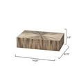 thumbnail image 3 of Palm Marquetry Decorative Box Gray Engineered  Wood, 3 of 7