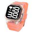 thumbnail image 1 of Up to 65% Off Fashion Silicone Strap Couple Rectangle LED Electronic Watch Necklace Rings Earring Jewelry on Clearance, 1 of 1