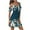 Navy, variant on Njoeus Dresses for Women 2024 Summer Short Sleeve Cold Shoulder T-Shirt Dress Casual Boho Floral Print Beach Dress Loose Swings Sundress S-3XL