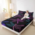 thumbnail image 4 of Feelyou Bohemian Dragonfly Bed Sheets, Mandala Hippie Animal King Sheets, Teens Kids Boys Girls Sheet Set, Super Cozy Room Decor, 4pcs, 4 of 7