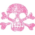 thumbnail image 2 of CafePress - Worn Pink Skull And Crossbones Long Sleeve Infant - Long Sleeve Infant T-Shirt, 2 of 2